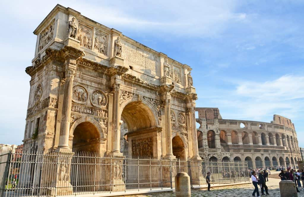 Arch of Constantine, rome, italy