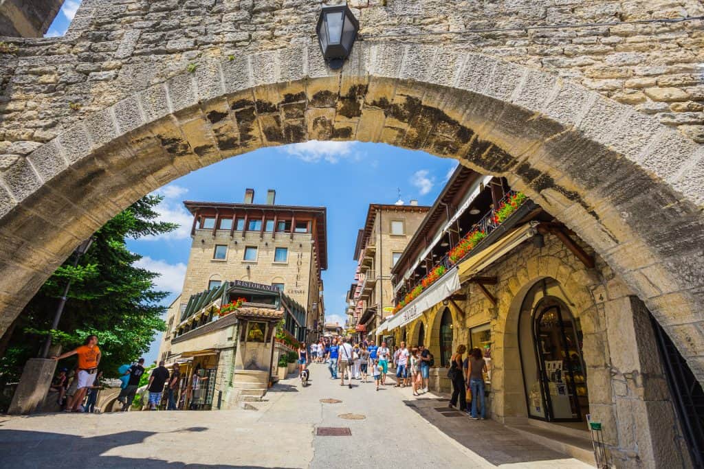 Castle Towns, Quaint Villages, San Marino, Italy