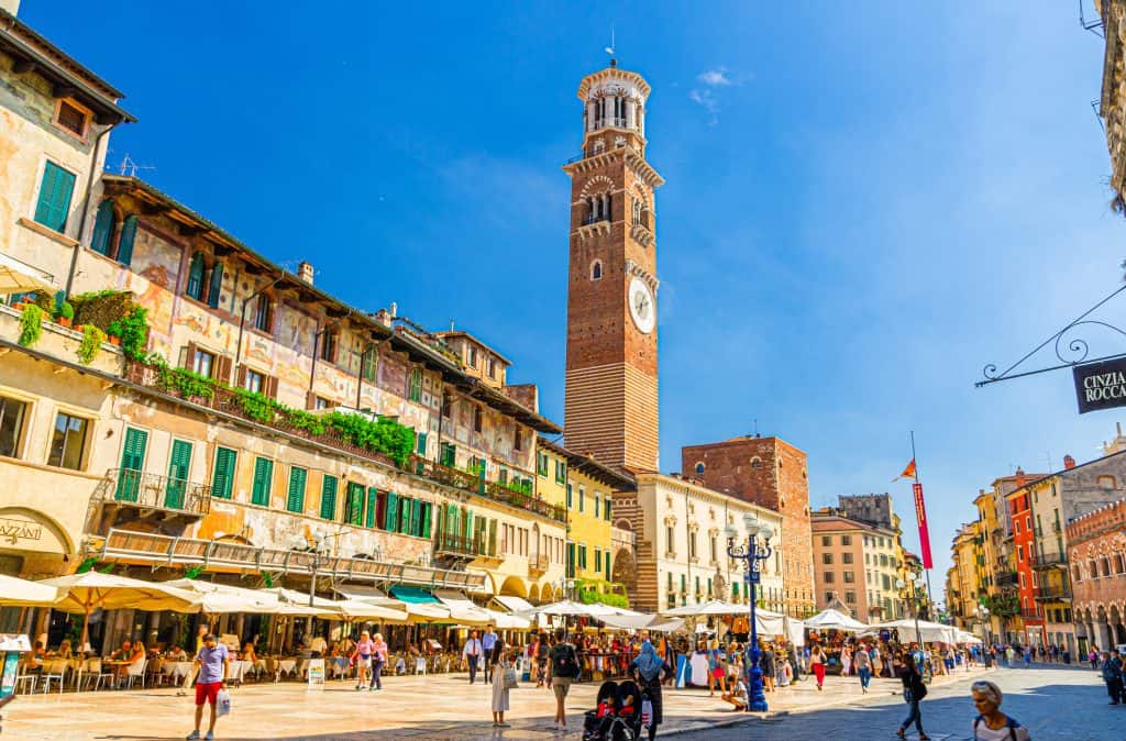 Centro Storico, the historic center of Verona, Italy