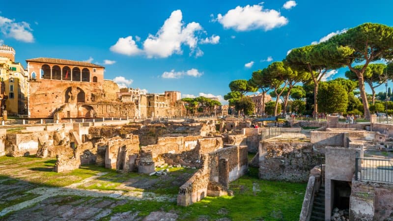 Ancient Roman Empire ruins