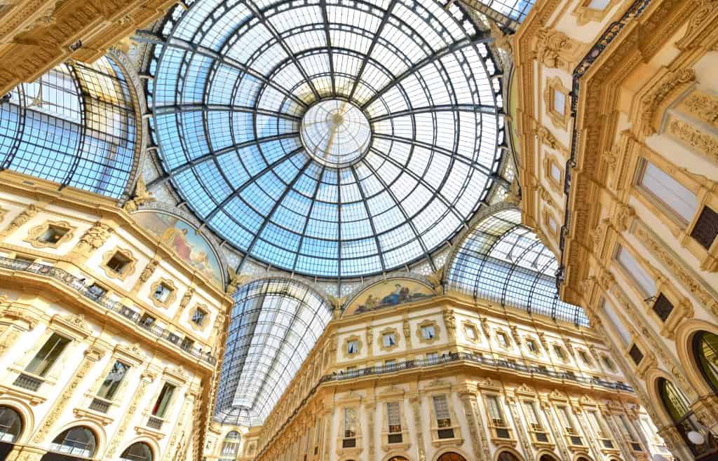 Grand Galleria Vittorio Emanuele II shopping mall, Milan, Italy