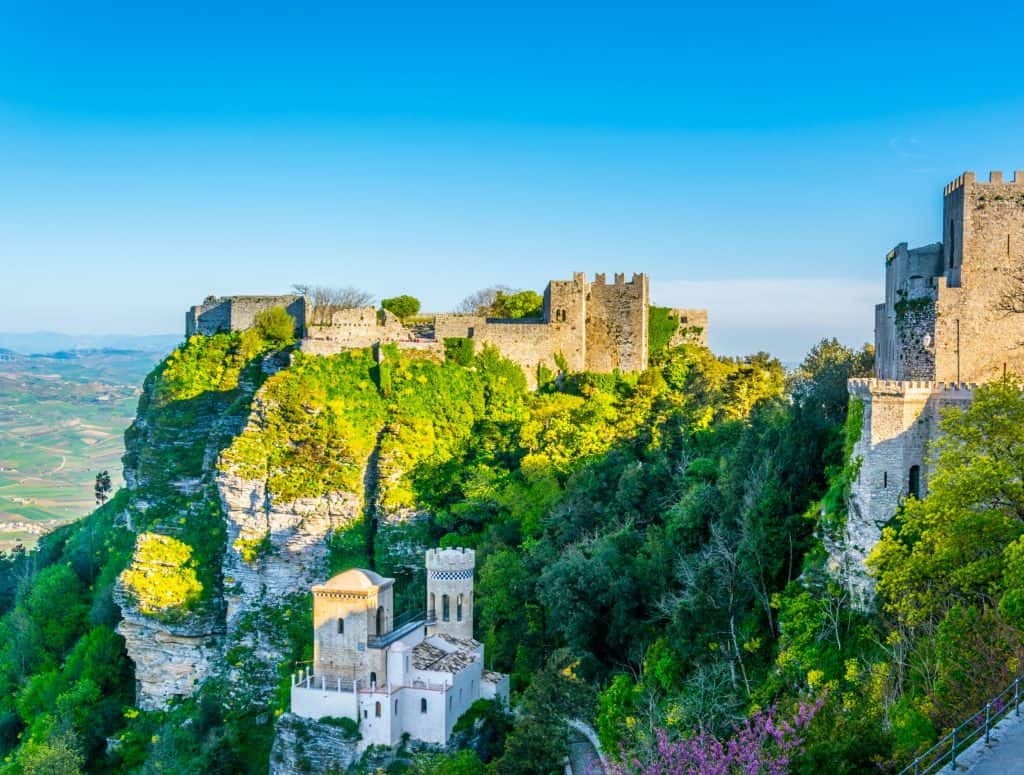Medieval Castle of Erice, Sicily, Italy