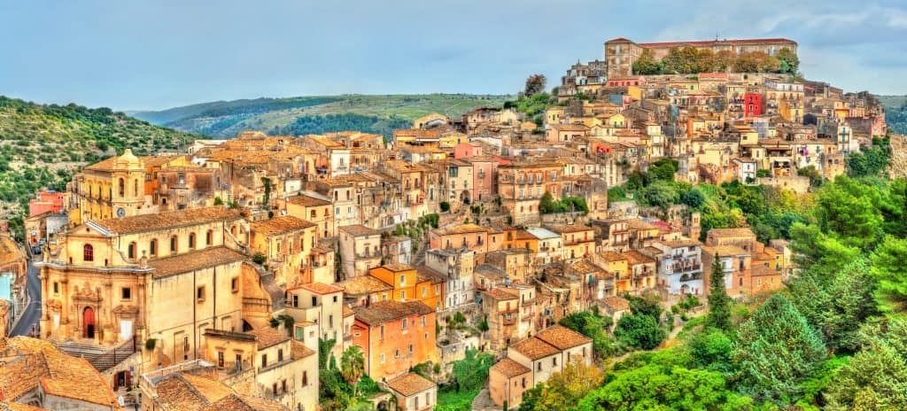 Panorama of Ragusa, Sicily