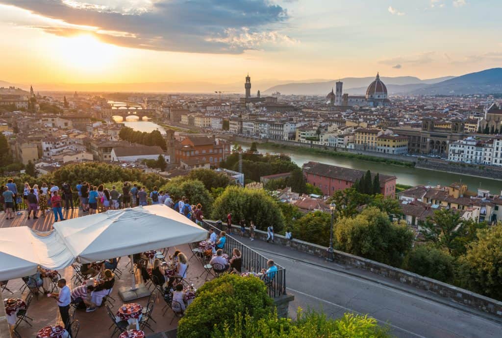 Panoramic View of Florence from Piazzale Michelangelo