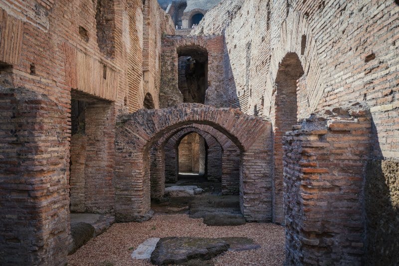 Arches in a Colosseum