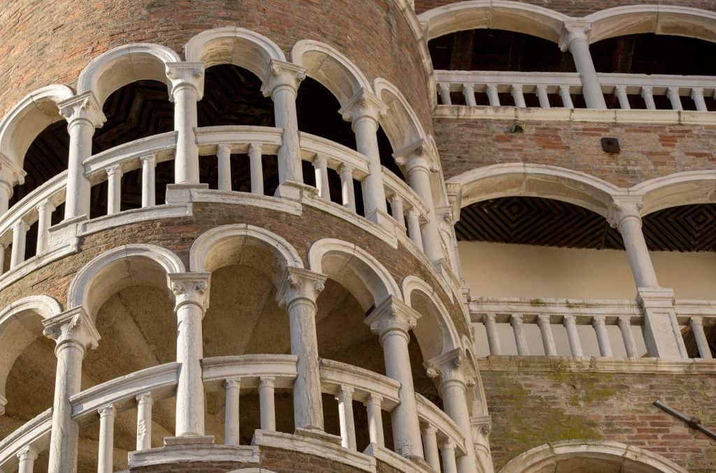 Scala Cantarini del Bovolo, spiral staircase, San Marco district, Venice, Italy