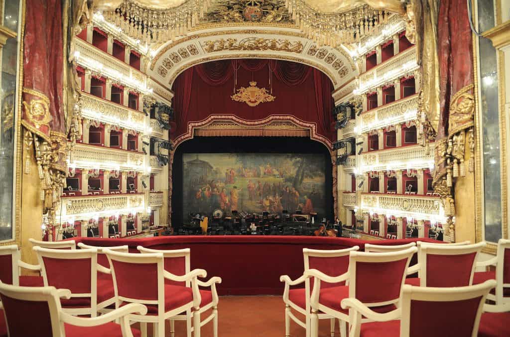 Teatro di San Carlo opera house, Naples, Italy