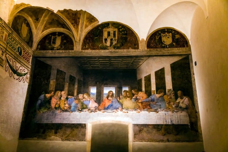 View of The Last Supper painting