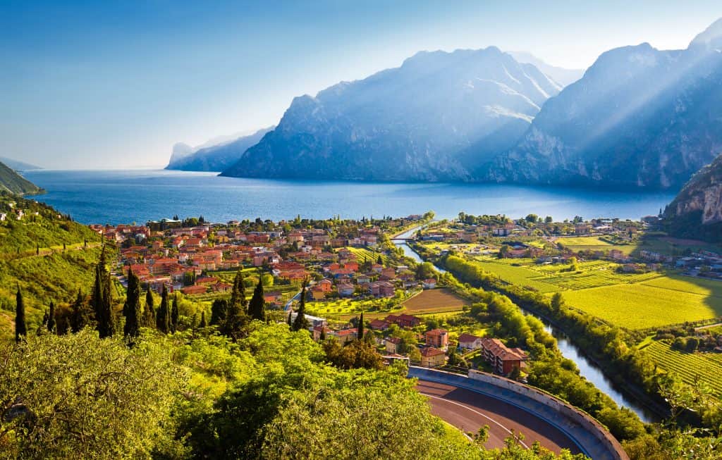 Town of Torbole, Lake Garda, Italy