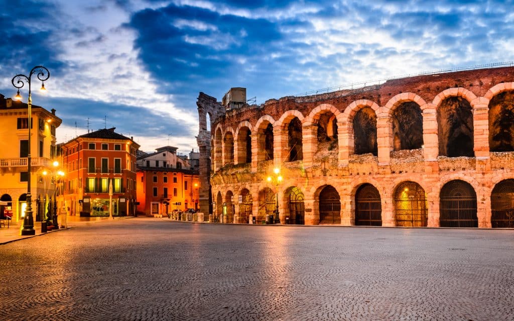 The Roman Arena in Verona, Italy