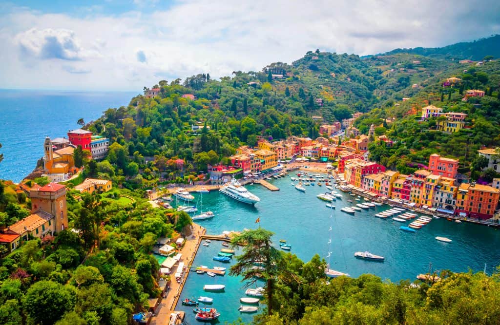 Town of Portofino, The Italian Riviera, Italy