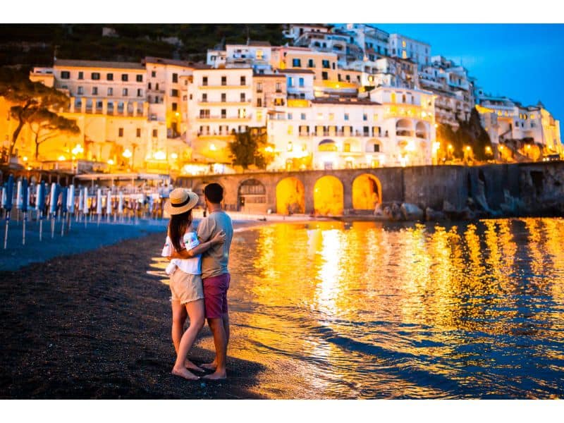 Couple in Amalfi Coast