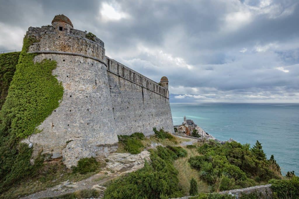 Doria Castle near Portovenere, Cinque Terre region, Liguria, Italy