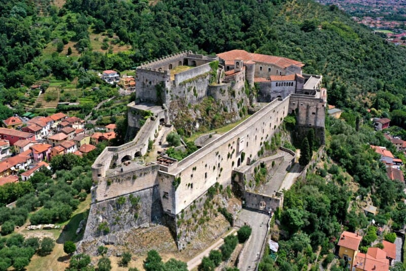 Malaspina Castle, Massa, Tuscany, Italy