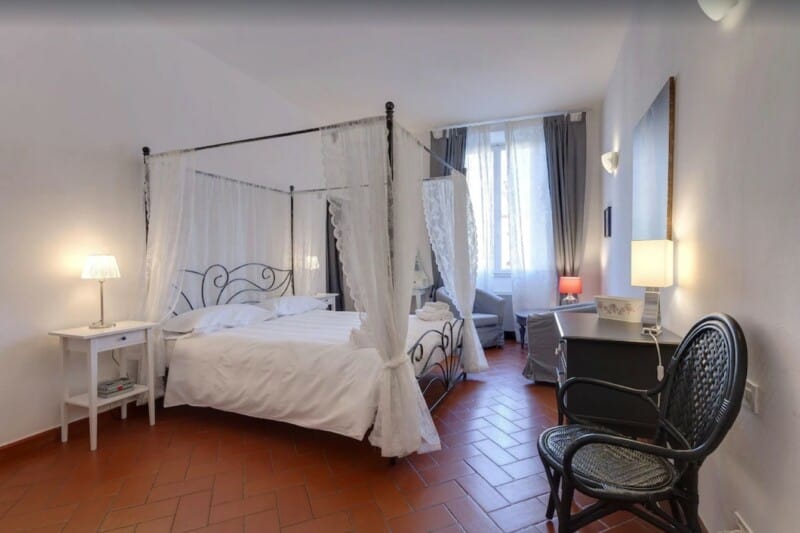 Bedroom in First-Floor Apartment Near Florence