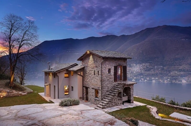 Villa Torno building exterior with nature backdrop