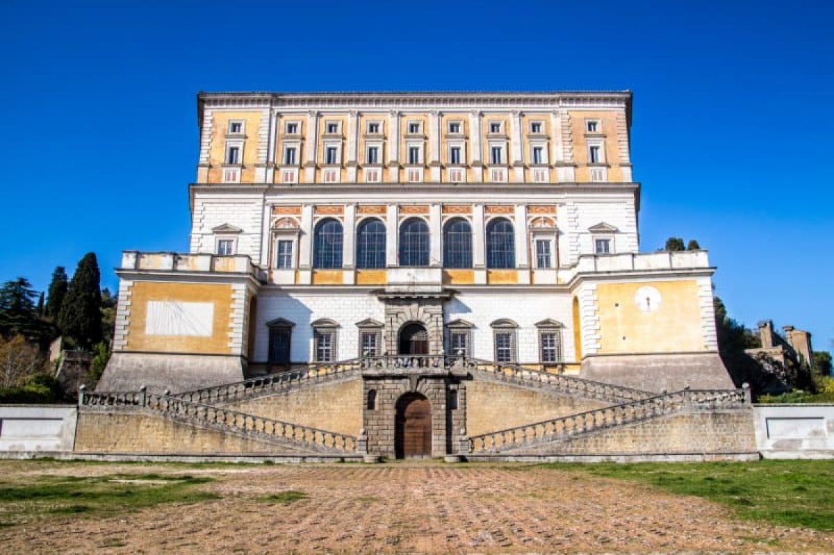 The Villa Farnese in Caprarola, italy