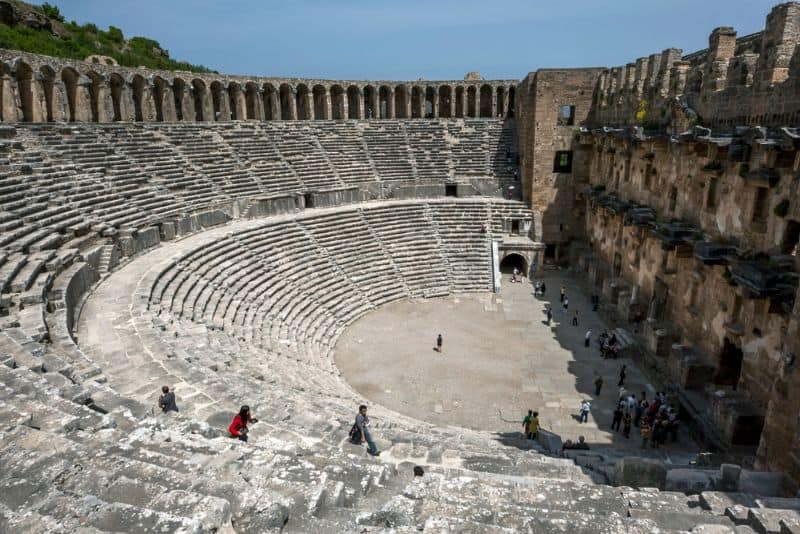 Roman theatre at the ancient city of Aspendos