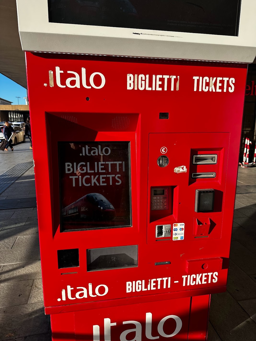 Train ticket machine