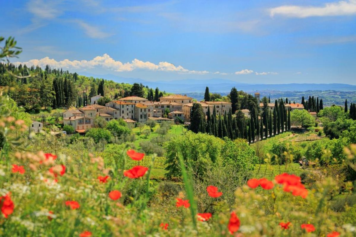 Exterior view from the Castello di Fonterutoli Wine Resort