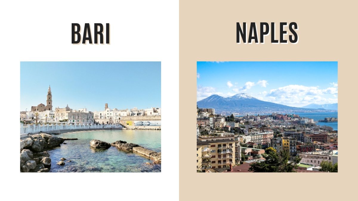 Bari and Naples, Italy Destination Comparison