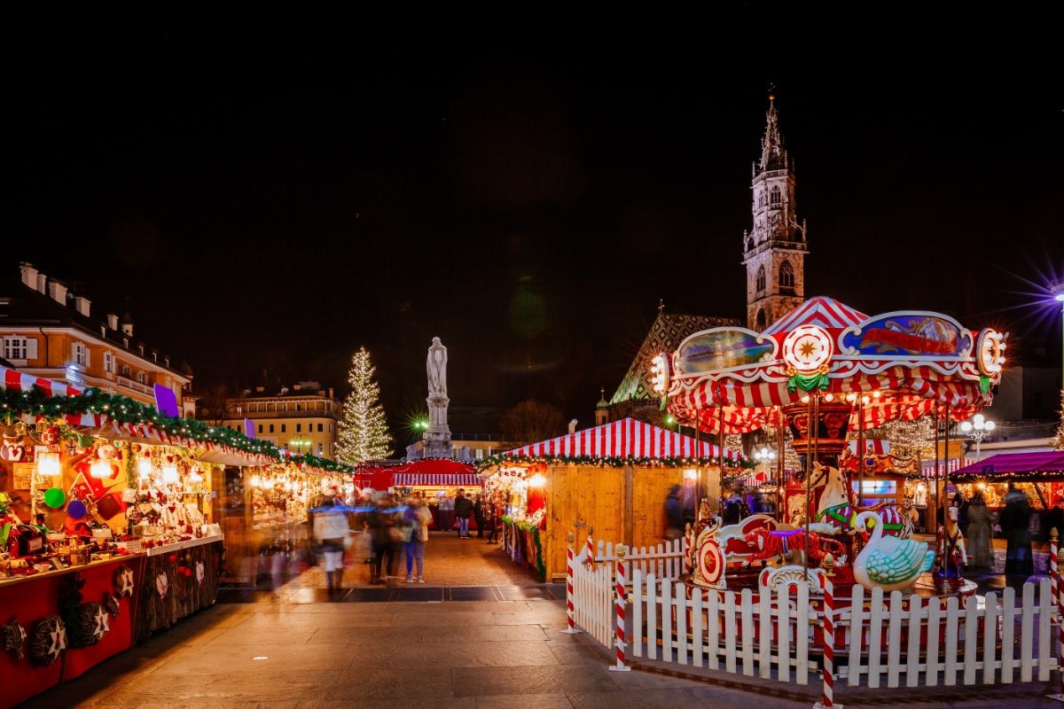 Christmas Market in Vipiteno, Bolzano, Trentino-Alto Adige, Italy