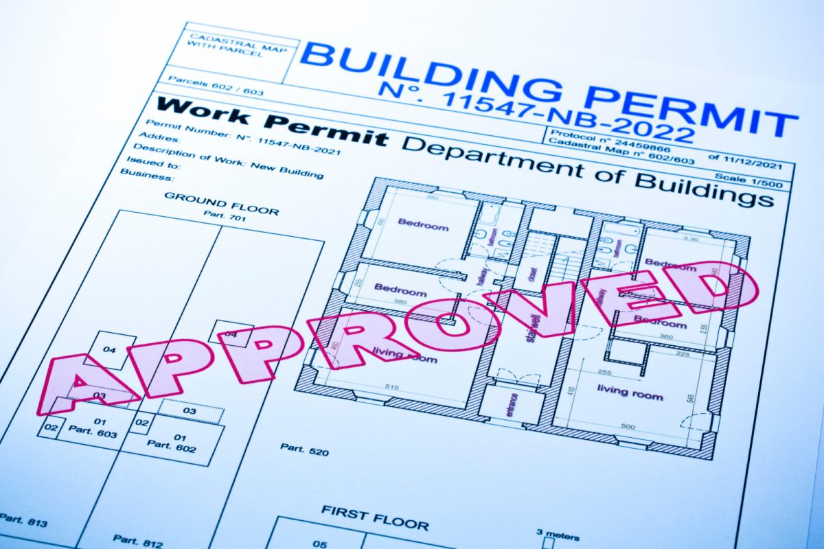 Sample approved building permit