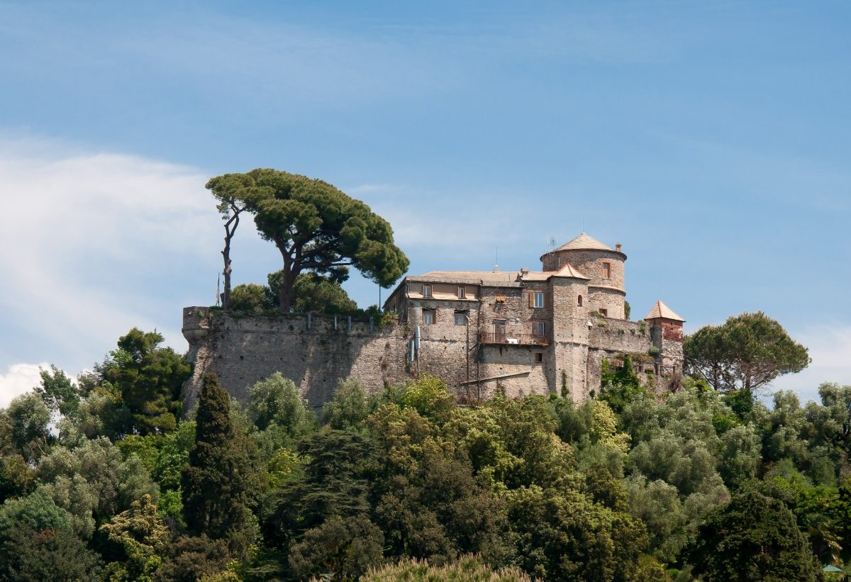 Architecture of the Castello Brown in Portofino, Italy