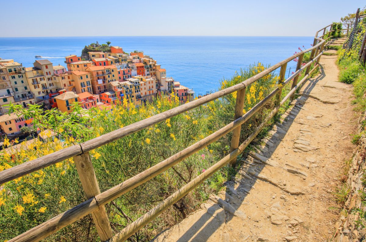 Hiking Path in Manarola, Cinque Terre, Italy