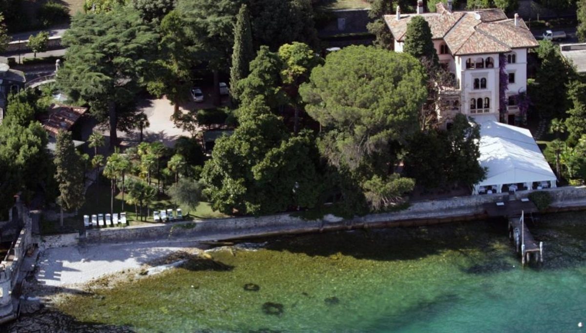 Aerial view of the Hotel Villa Fiordaliso