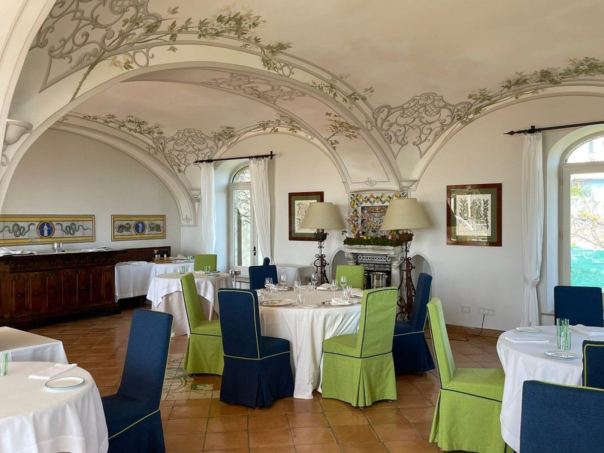 Interior of the Il Flauto di Pan, Ravello, Italy