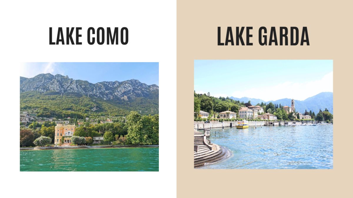 Lake Como and Lake Garda, Italy Destination Comparison