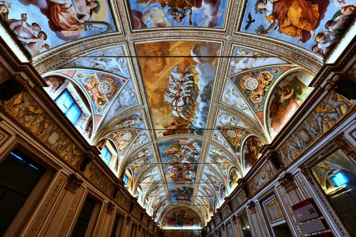 Ducale Palace interior renaissance art in Mantua, Lombardy, Italy