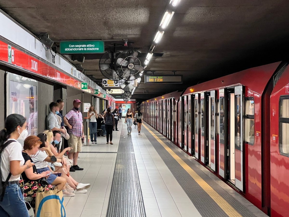 Milan Metro Duomo Station in Milan, Italy