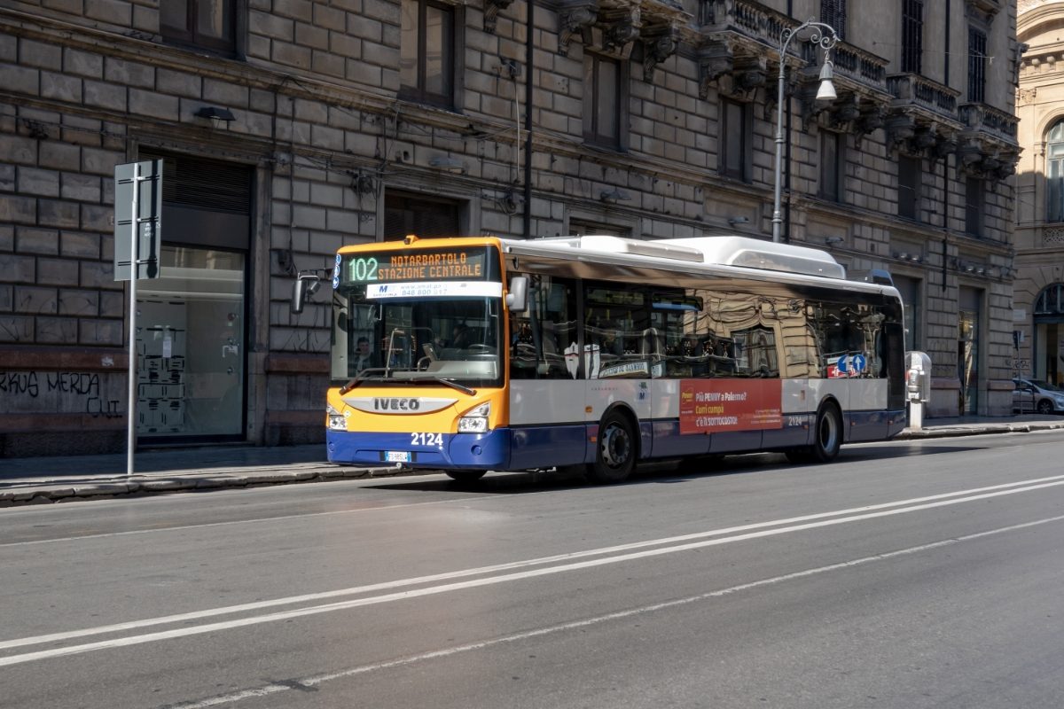 Amat Palermo bus public transportation company in Palermo, Italy