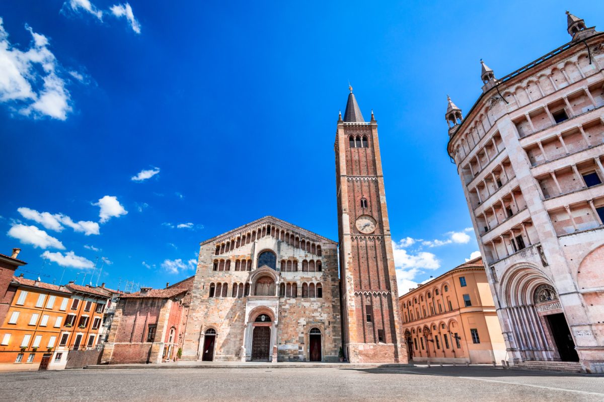 Parma Cathedral or the Duomo di Parma in Parma, Italy