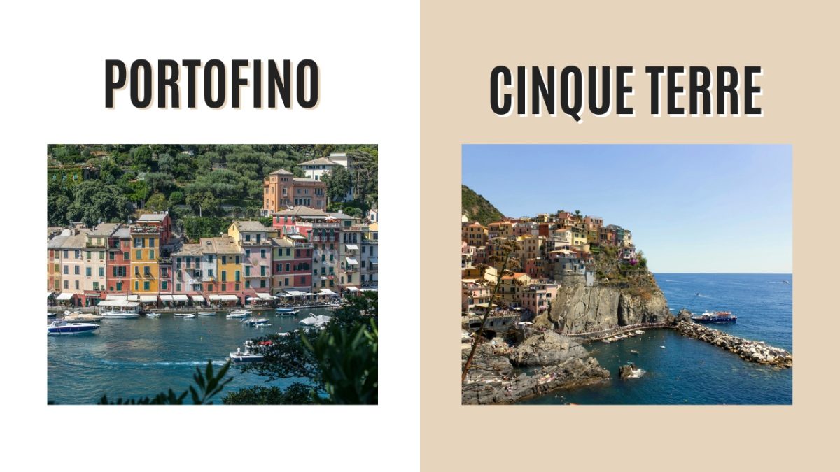 Portofino and Cinque Terre, Italy Destination Comparison