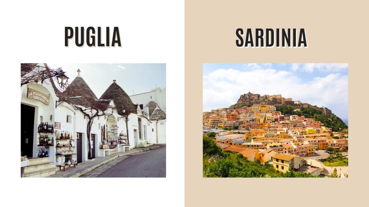 Puglia and Sardinia Italy Destination Comparison