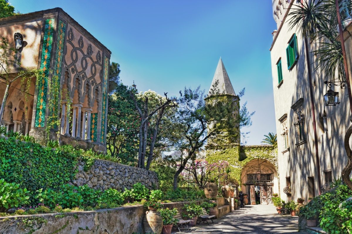 Garden of the Villa Cimbrone in Ravello, Italy