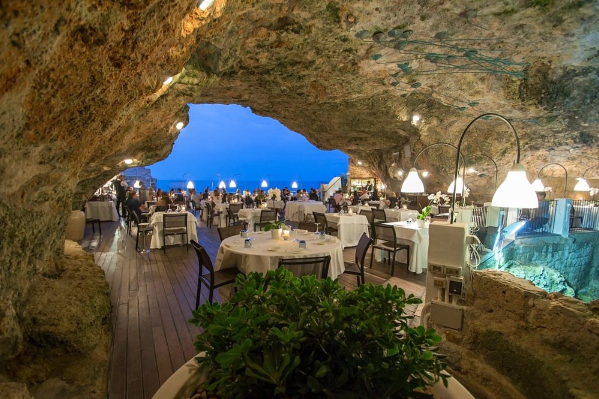 Grotta Palazzese Hotel Restaurant in Polignano a Mare