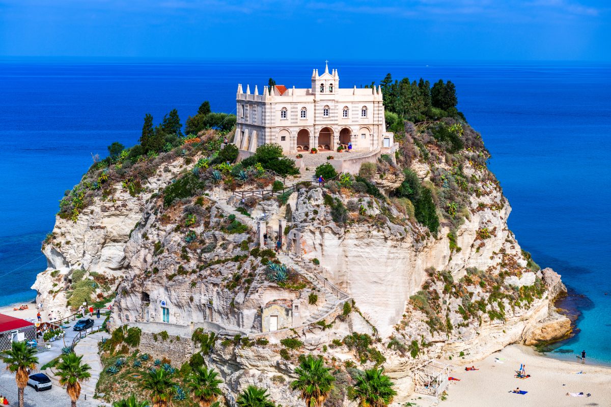 Santa Maria dell’Isola Byzantine-style monastery at Tropea, Vibo Valentina, Italy