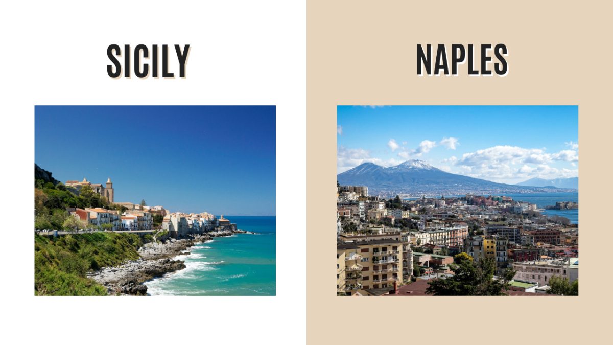 Sicily and Naples, Italy Destination Comparison