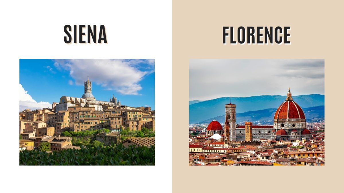 Siena and Florence, Italy Destination Comparison