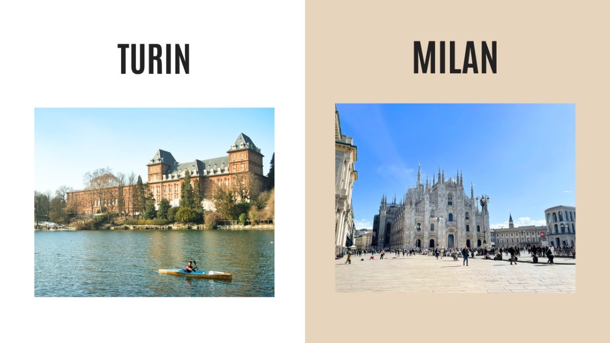 Turin vs Milan, Italy Destination Comparison