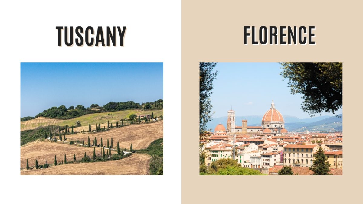 Tuscany and Florence, Italy Destination Comparison