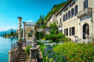 Villa Monastero outdoor space and exterior in Lake Como, Italy